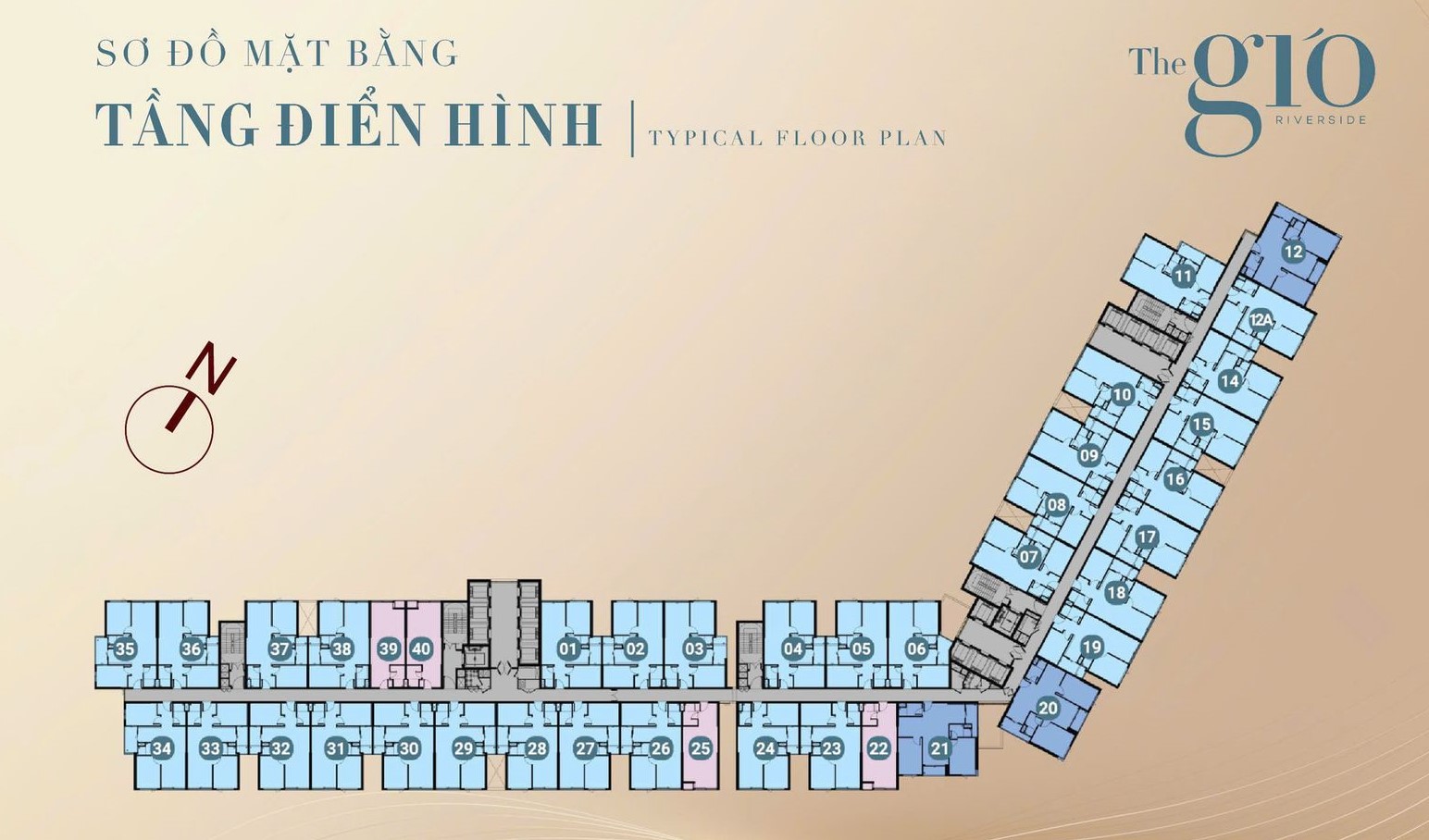 Mặt Bằng Tháp Gió Đông